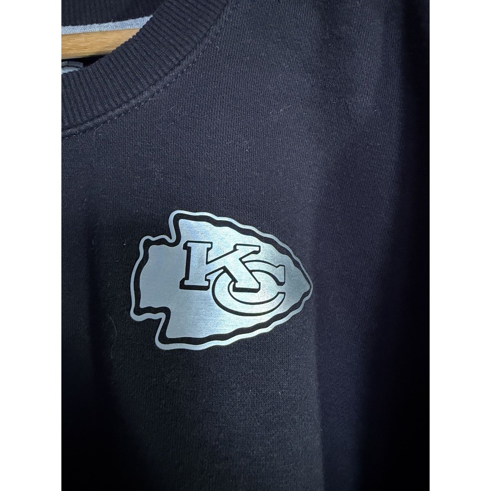 Kansas City Chiefs 2XL XXL Sweatshirt Pullover Patch Antigua Football‎ NFL - Picture 3 of 6